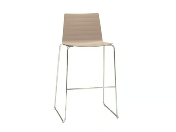 FLEX CHAIR BQ1312 - Sled base high barstool by Andreu World - view 2